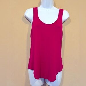 Bebe Burgundy Racerback Tank